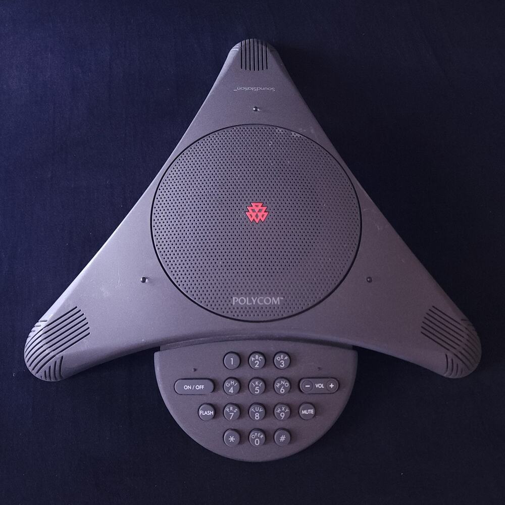 Conference Speaker Phone Polycom Soundstation 2201-00106-001 w/ NO Power Supply